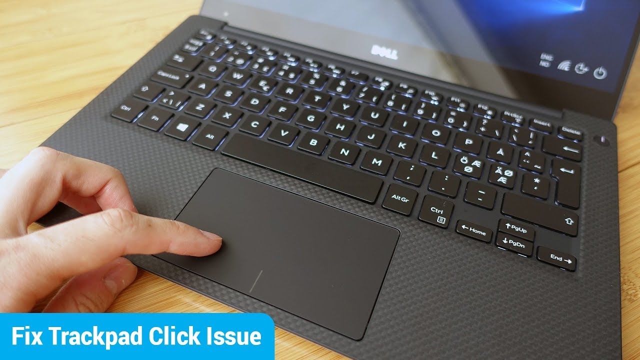 dell xps touchpad windows 10